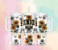 Senior Mom  Class Of 2025 40oz Tumbler Personalized Graduation Gift