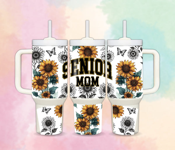 Senior Mom  Class Of 2025 40oz Tumbler Personalized Graduation Gift